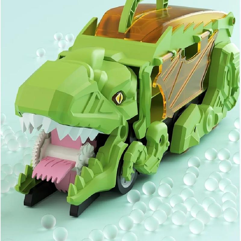 Large Dinosaur Devouring Car Toy Tyrannosaurus Rex Storage Toy Car Boy Sliding Inertia Alloy Ejection Transport Car Birthday Gif for Daily Use