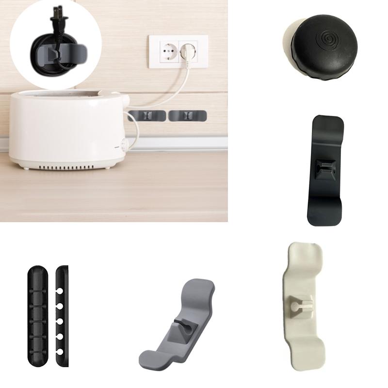 Organizer Cord Wrapping Selfadhesive Wire Holder Management Fixed Appliances