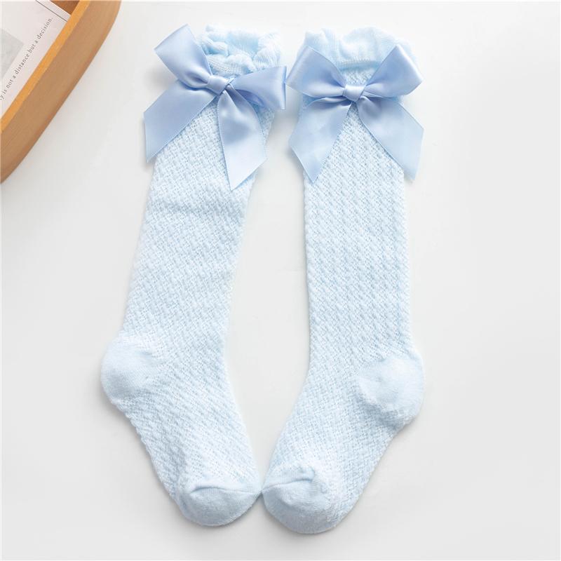 Girl Long Tube Socks Princess Children's Knee High-quality Warm Dance Cute New Bow Long Socks High Quality Kids Socks