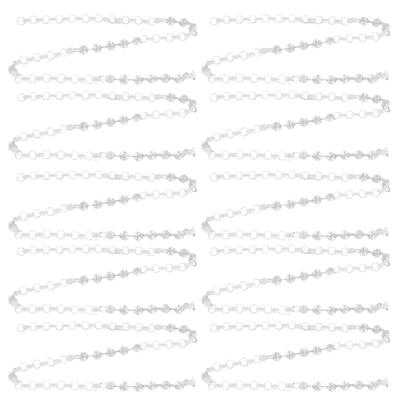 10pcs Crystal Chain Crystal Garland Strand Assemblable Acrylic Hanging Bead Chain Wedding Party