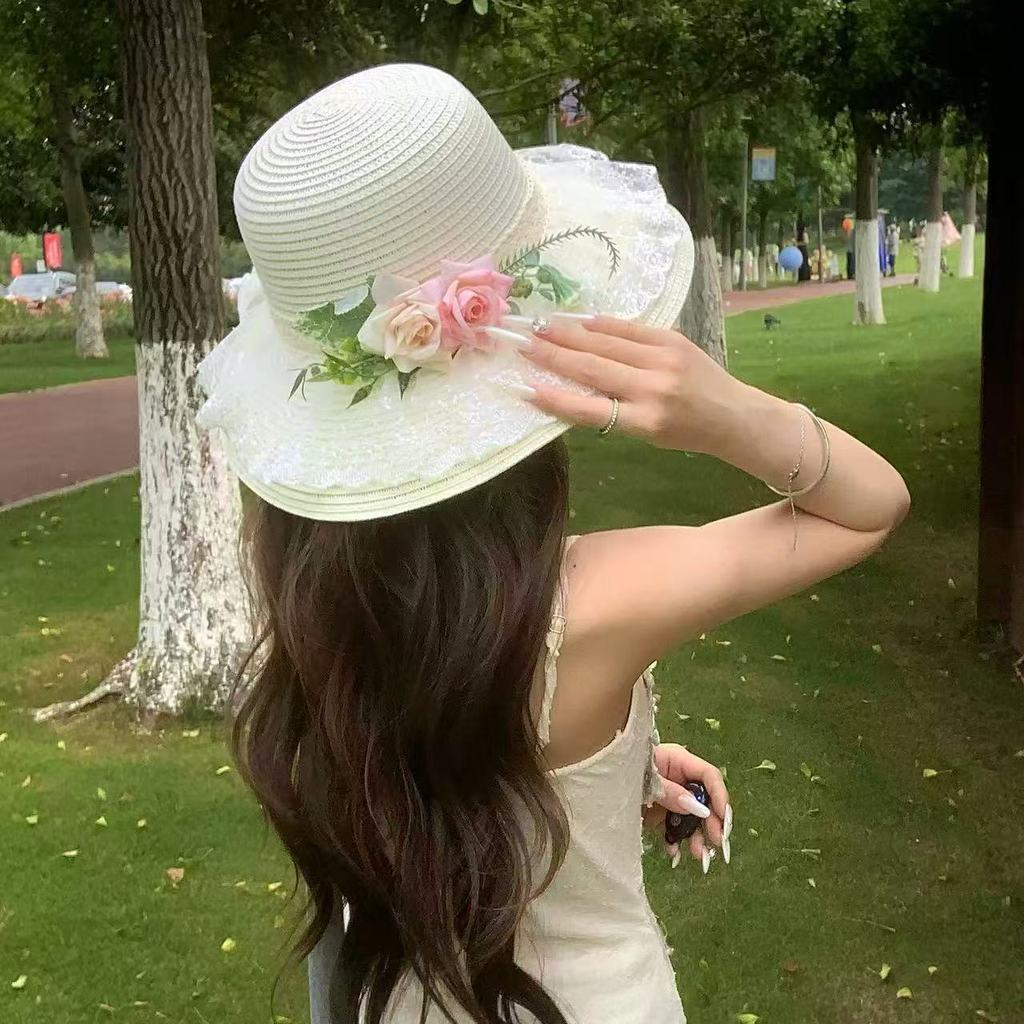 Nature Style Sun Hat With Wide Brim For Women Garden Casual Summer Accessory