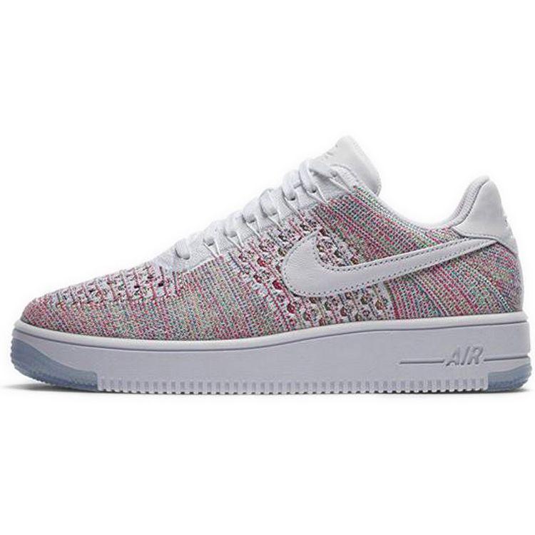 

Nike Женские кроссовки Air Force 1 Flyknit Low White Radiant Emerald White-Radiant-Emerald 820256-102