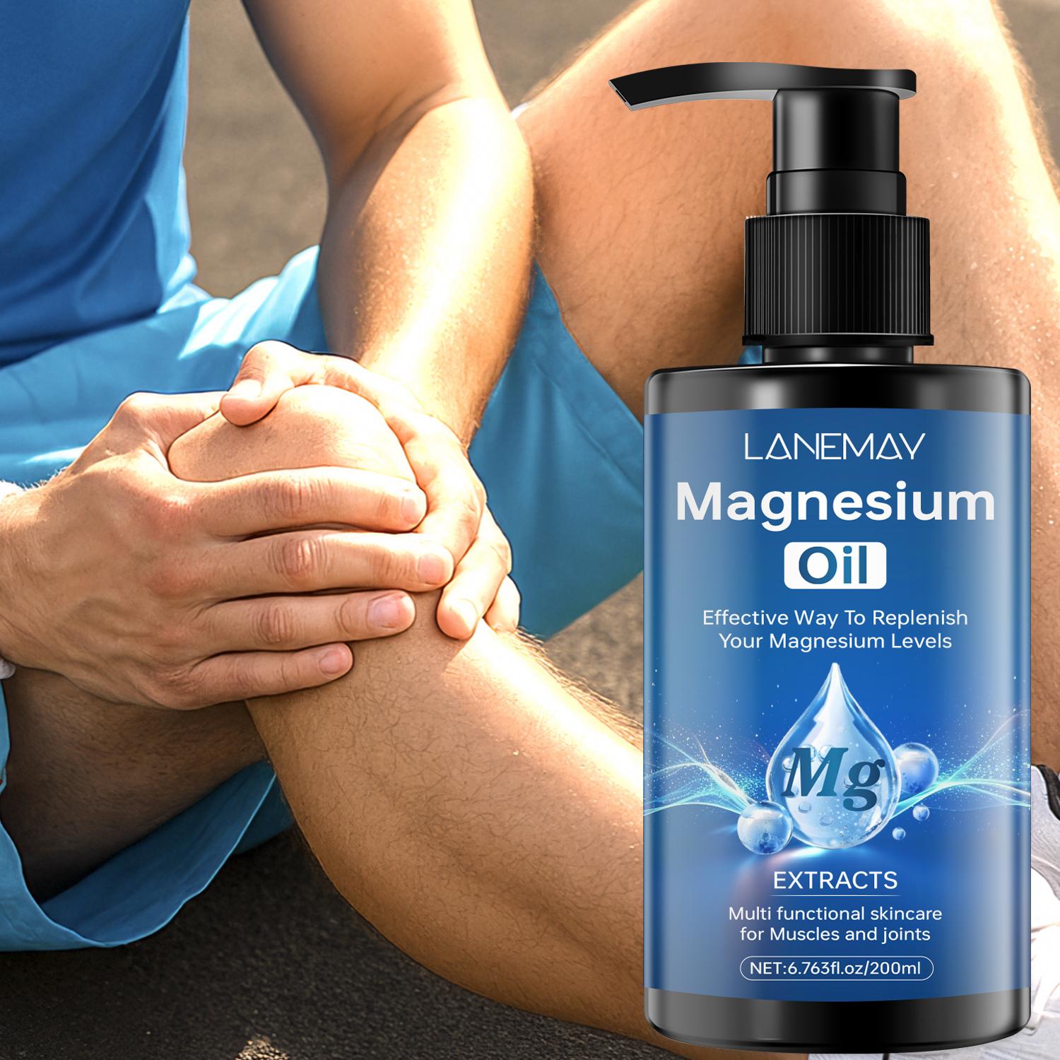 

Magnesium Oil-Smooth The Joints Of The Body-Effective Way To Replenish Your Magnesium Levels-Suitable For All Skin Types, 200ml