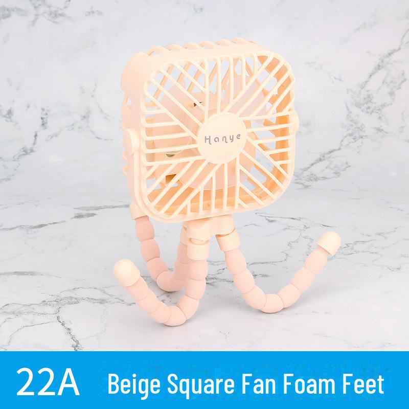 Versatile Portable Mini Fan: Hangable, Standable, or Wrappable - Ideal for Dorms and Outdoor Use