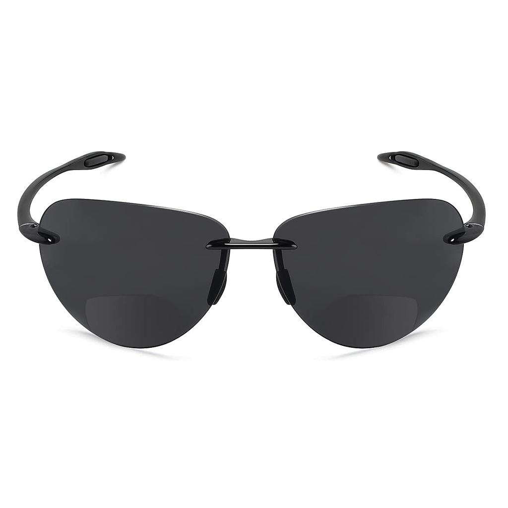 MAXJULI Bifocal Sun Glasses Glasses for Ladies Men Lightweight TR90 TR90 Spectacle Frame Frame Ultra Lightweight and Sun Reading UV400 Protection