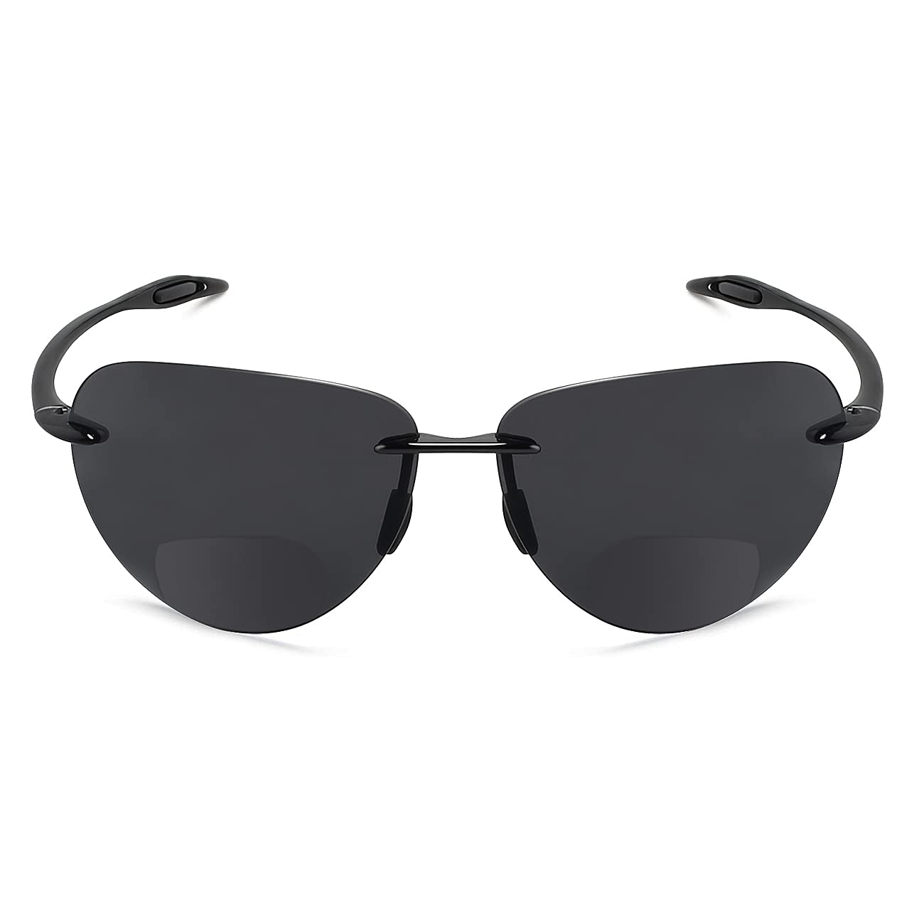 

MAXJULI Bifocal Sun Glasses Glasses for Ladies Men Lightweight TR90 TR90 Spectacle Frame Frame Ultra Lightweight and Sun Reading UV400 Protection W140349WW-