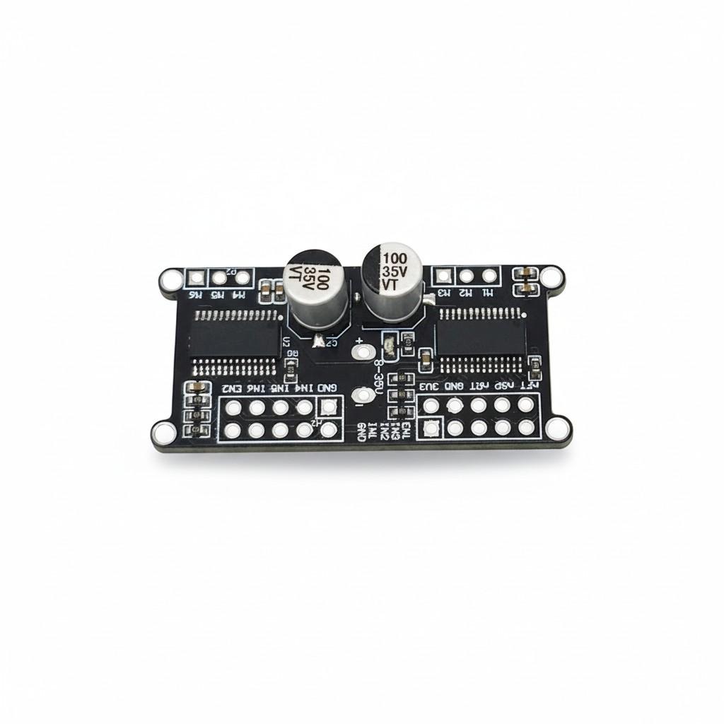 

SimpleFOCMini Dual-Output DC Brushless Motor Driver Board 10*10*2 білий