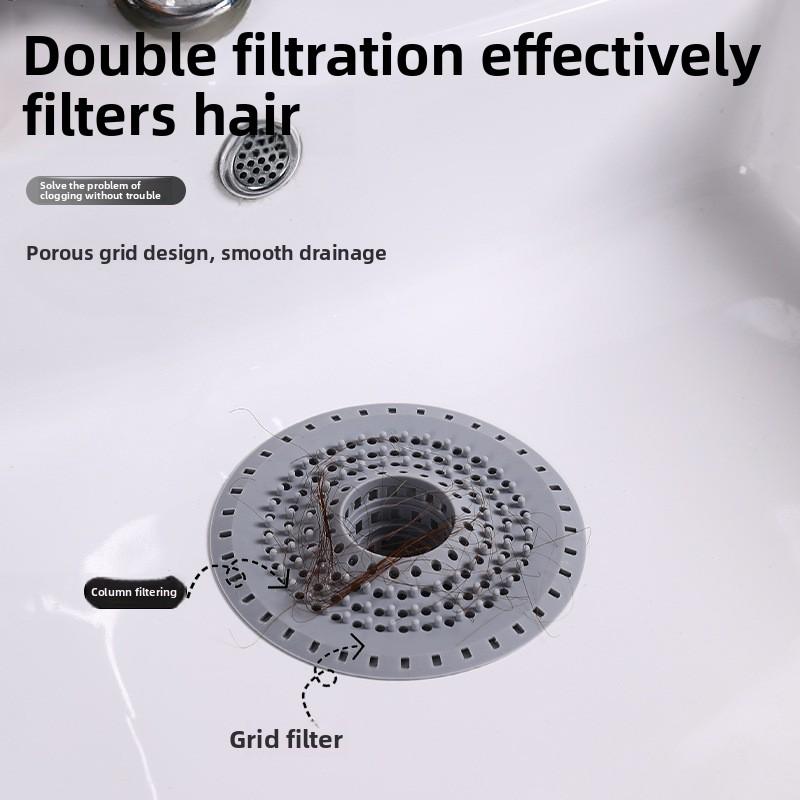 1PCS Kitchen Sink Filter Drain Filter Bathroom Floor Drain Hair Blocker Pool Sewer Anti-blocking Hair Filter