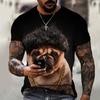 3D Animal T Shirt Man 3D Printing Tees Elephant Dog Tiger T Shirts Hip Hop Men Casual Short Sleeve T Shirts Summer Top