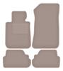 Tapis de sol en velours beige pour: BMW Série 1 E88 cabriolet (2008-2014)