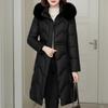 Winter Women's Jackets Hooded Loose Thick Warm Long Parkas Middle Age Female Coat