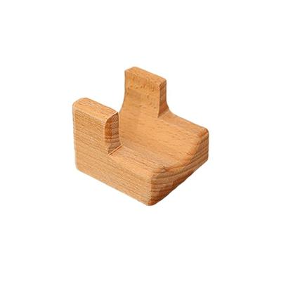 1/2/3/4/5 Slots Wooden Sushi Rack Japanese Style Multi Purpose Sushi Serving Tray U-shape Innovative Sushi Maker Holder