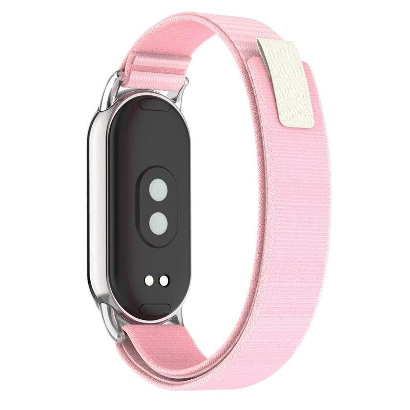 

Нейлоновый ремешок для Xiaomi Mi Band 8, браслет с металлической головкой, сменный браслет, ремень для Xiaomi Miband 8 Mi Band 8, ремешок For Mi Band 8/8NFC