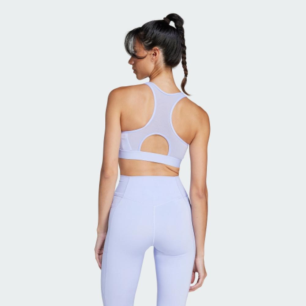 Adidas Powerreact Training Medium Support Zip Bra Jj2676