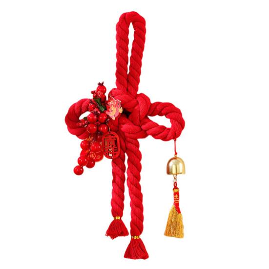 Chiński Węzeł Wiszący Wisiorek Rok Węża Ozdoba na Festiwal Wiosny do Domu