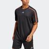 New Adidas Set in Sleeve T Shirt Men's Black IB7896