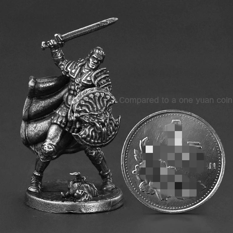 Ancient Greek Minotaur Metal Miniature, Tabletop RPG Game Soldier Model, Collectible Mythology Statue Desktop Decor Gift for Men