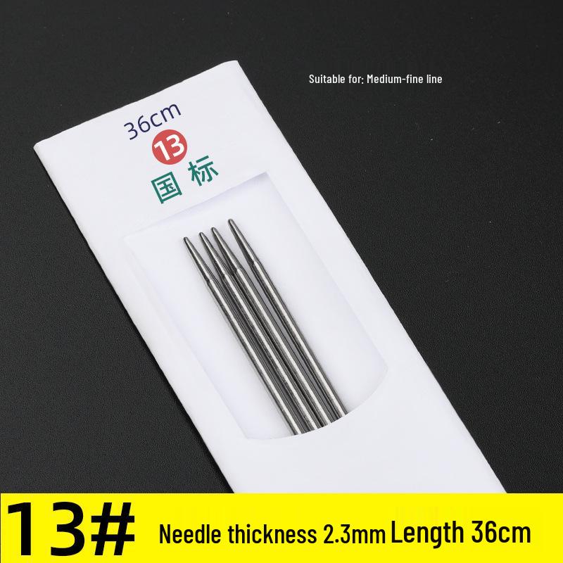 Three Swallow Stainless Steel Knitting Needles Set for Handmade Scarves and Sweaters