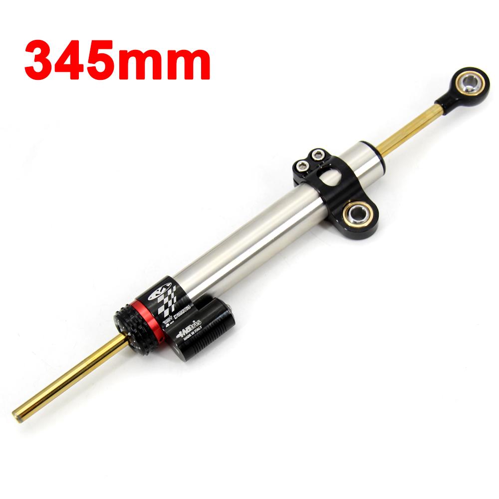 345mm 255mm Universal Motorcycle Adjustable Steering Damper Stabilizer For Yamaha MT10 MT-07 MT09 ZX6R YZF R6 CBR650R CB1000R