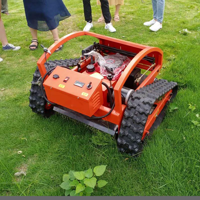 Long-Distance Remote Control Crawler Mower for Lawn and Orchard