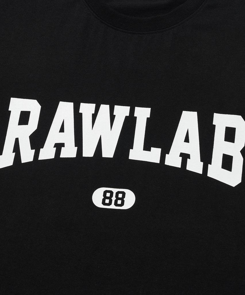 RAW LAB Arch Logo Cotton Short Sleeve T-Shirt (Black)