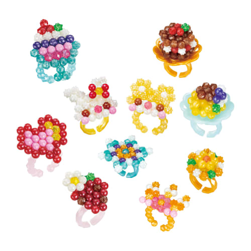 Aquabeads Sold Separately Bead Set [Sparkling Ring Set] AQ-350 ST Mark Certification Ages 6 and Up Toy Water Sticks with Water Making Toy Aquabeads EP