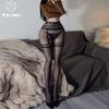Sex underwear end-of-season contrasting lace suspenders fishing net socks integrated stockings fishing net socks versatile knee net socks