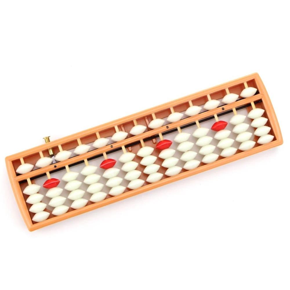 Plastic Plastic Abacus Multicolor Calculation Rack Durable Calculation Bead  Preschool
