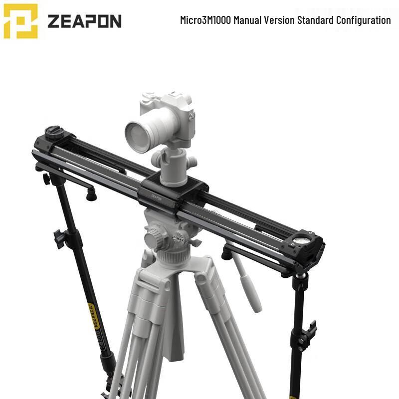 7ZEAPON Micro3 Electric Slider for DSLR/Mirrorless Cameras: Portable Manual & Electric Control for Time-lapse Photography