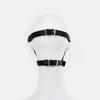Leather Half Face Muzzle Mask Mouth Restraint BDSM Bondage Dog Slave Role Play Adult Products Sex Toys for Couples Gay Fetish