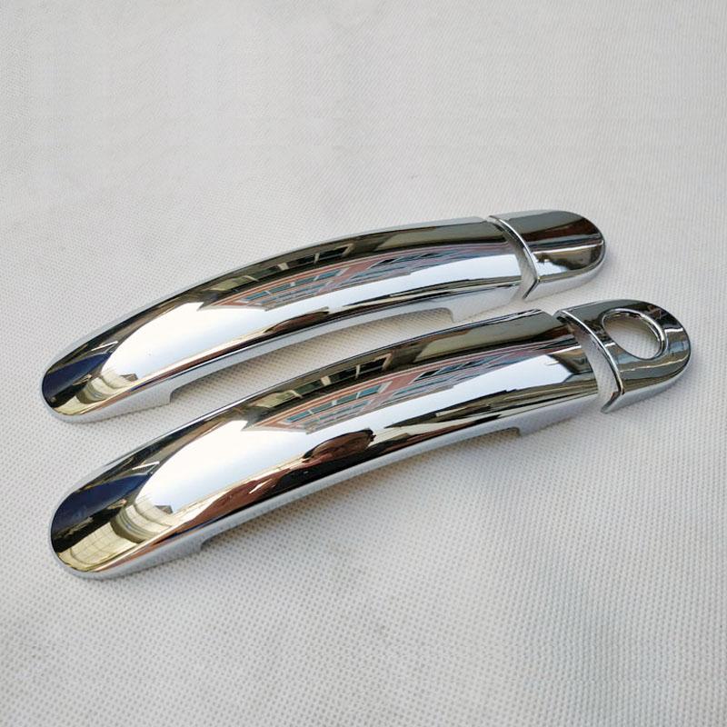 Cache-poignée de porte chromé pour Seat Ibiza 6l 6j Mk3 Mk4 Style de voiture Accessoires automobiles Plastique ABS