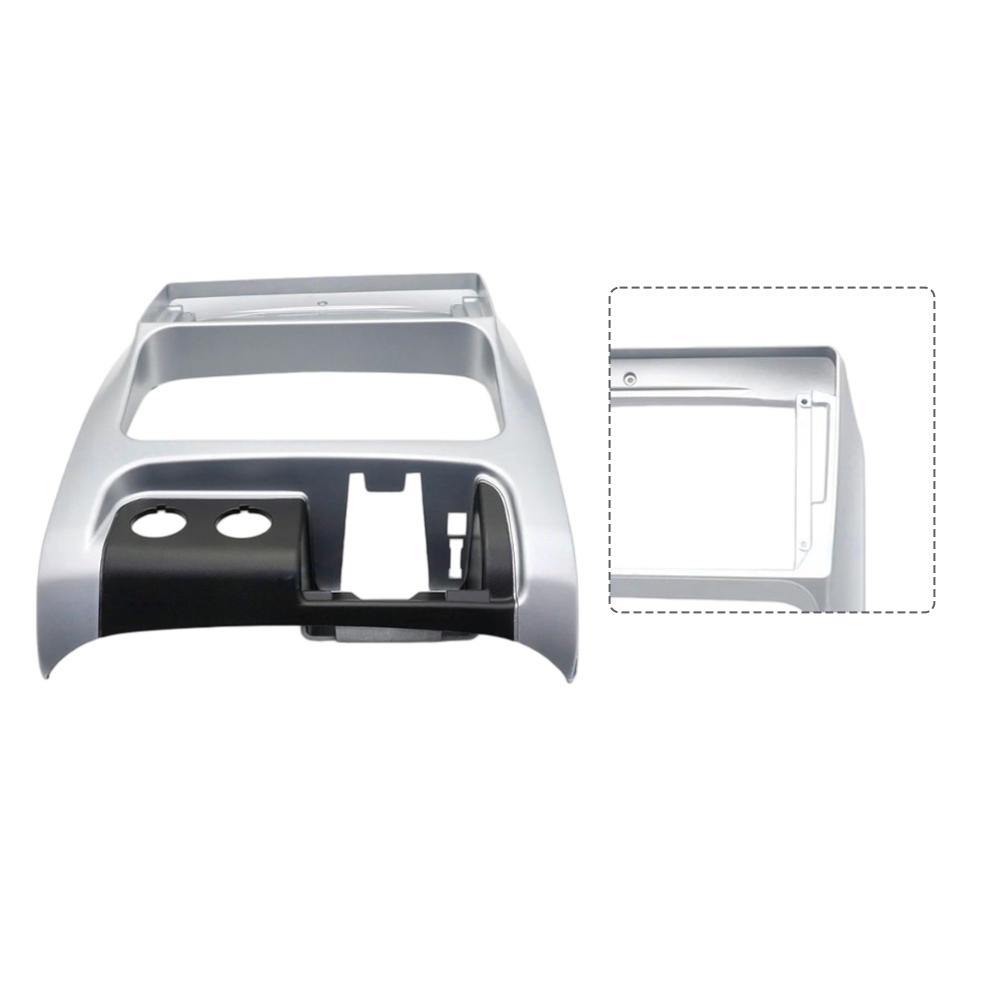 Radio Trim Panel 9inch Car Radio Dashboard Replacement Easy Installation Perfect Fit Seamless Integration ABS Plastic