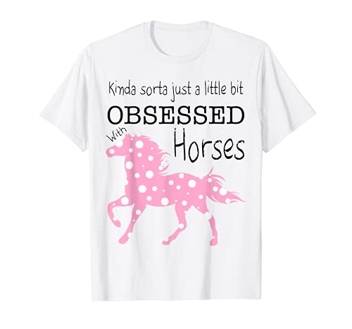 Cute Horse Lover Design Horse Enthusiast Design for Her T-Shirt