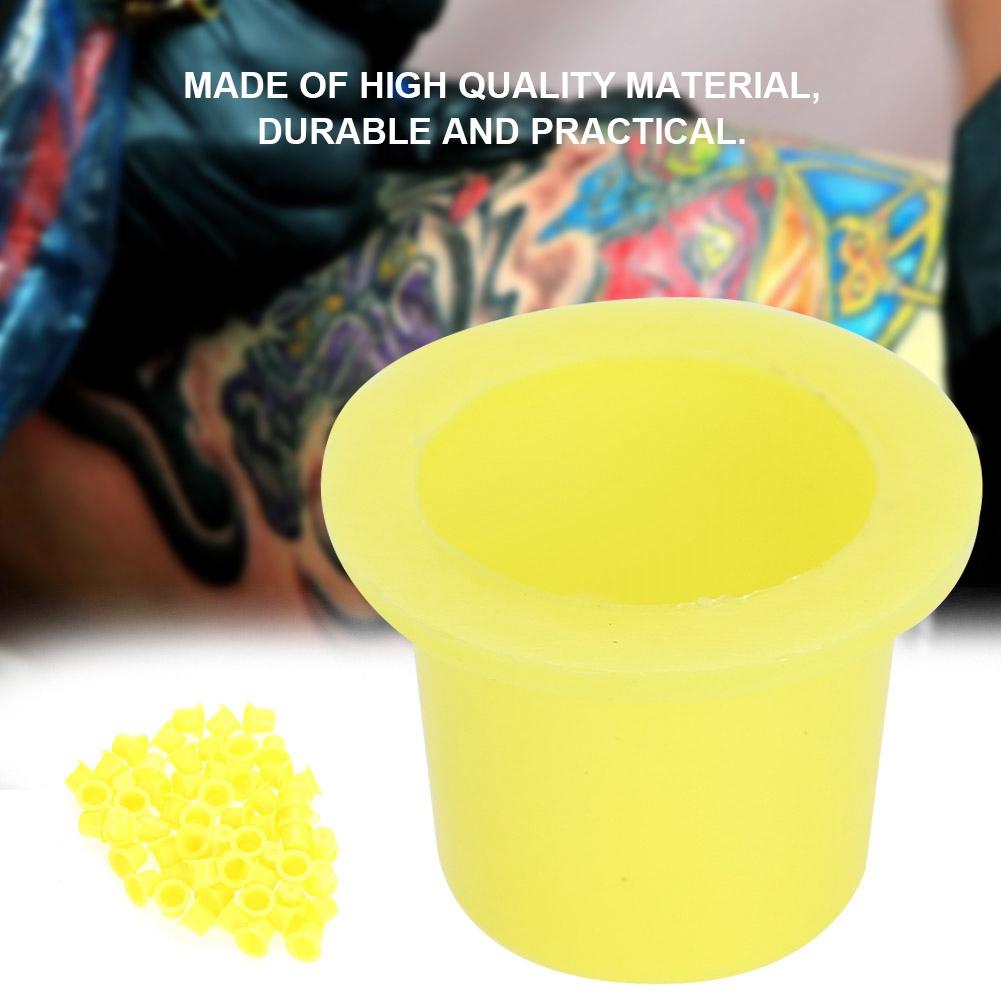 1000Pcs Tattoo Ink Cup Plastic Pigment Holder Permanent Makeup Supplies M