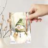 32pcs, Vintage Christmas Postcard, Green, Birthday/Anniversary Gift, Collectible, Suitable for Gift Giving, Can Be Mailed.