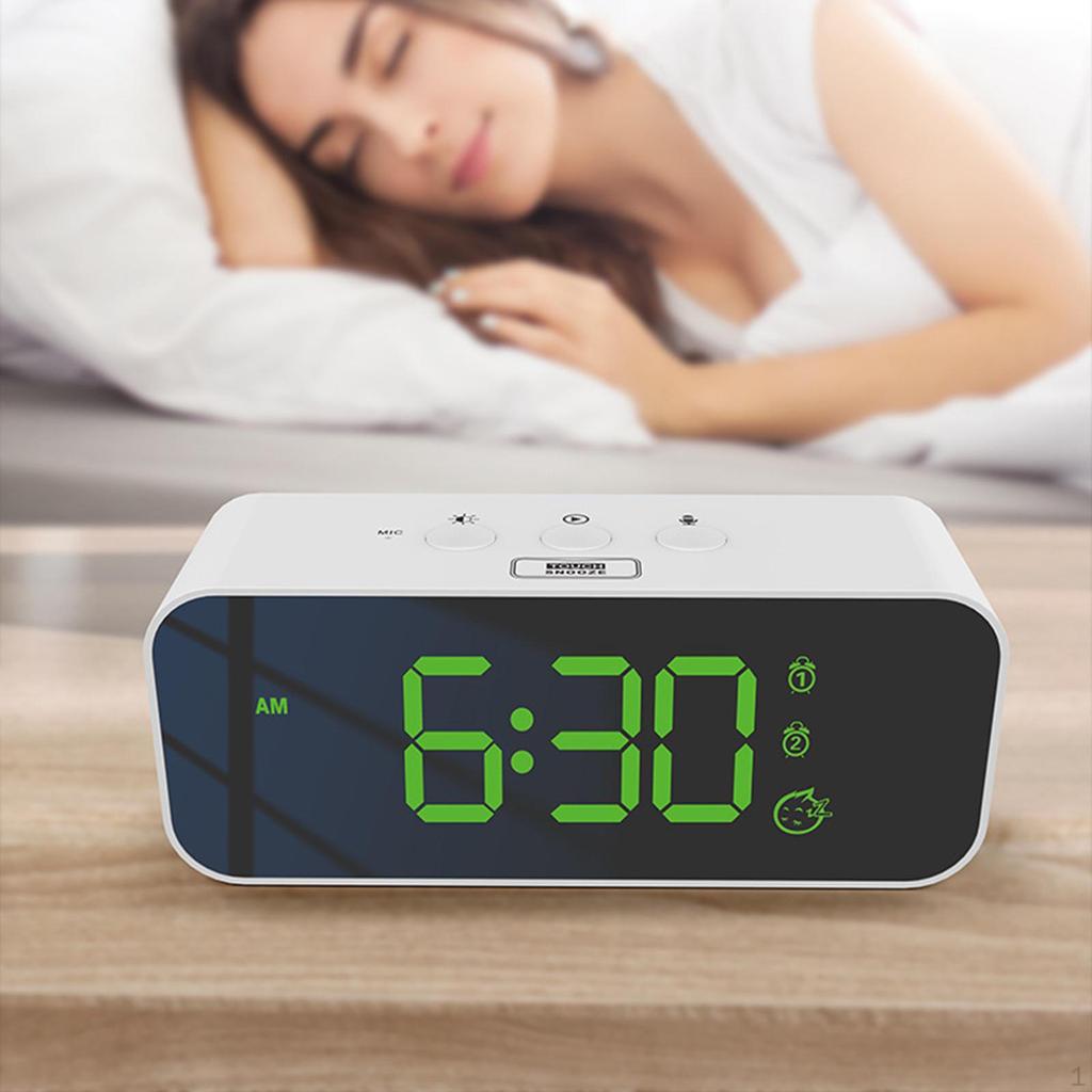 Schlafen Wecker Nachts ORIA Analoger Wecker, Nachttisch-Wecker
