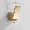 Dooroom Brass Bearing Hook Bathroom Indoor Kitchen Hallway Wall Clothes Hooks Wall Hangings Row Hooks Nordic Style Home Supplies