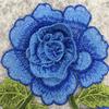 Exquisite Elegante Florale Nähabzeichen Verzierungen Aufnäher Stickerei Kleidung Zubehör Applikation
