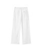 Lense Sheer Tuck Line Pants White