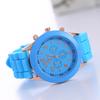 Silicone Watch Fashionable and Beautiful Color Jelly Student Sports Women's Watch