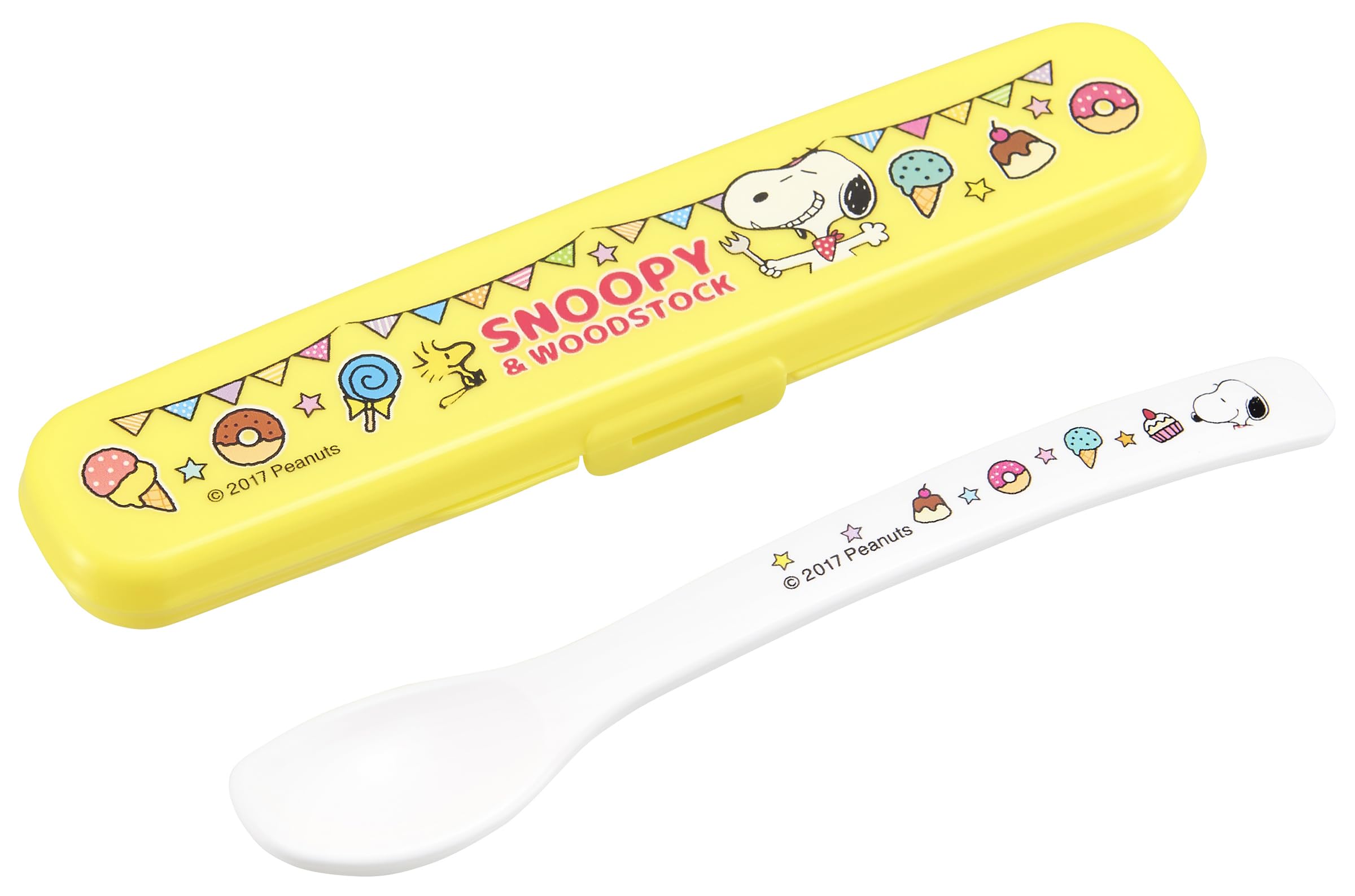 

OSK PEANUTS Spoon Case Yellow x 3 x cm 13 cm (Snoopy) & BR-6 Case Approx. 13.6 1.6 (H), Spoon Approx. (H)