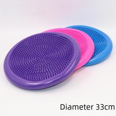 Thick Explosion-Proof Inflatable Yoga Balance Ball and Massage Cushion