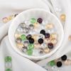 20Pcs Glass Beads High Transparent Colored Cut Glass Crystal Spacer Beads For DIY Jewelry Making Accessories
