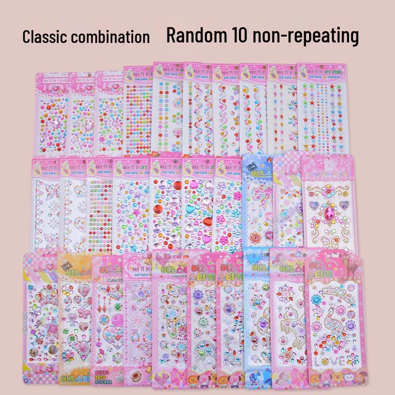 

Детские 3D мультяшные наклейки с принцессами и кристаллами