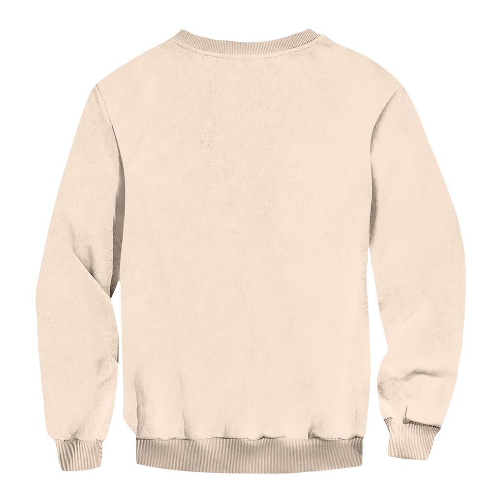 Men's Casual Sweatshirt With Fun Film-Themed Print