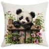 Spring Farm Animal Cow Rabbit Dog Pillowcase Home Decoration Balcony Cushion Decoration Pastoral