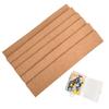 Multipurpose Organize Corkboard Strips Frameless Living Room Reminders Cork Strips Office Surfaces Display Memos