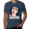 Underestimate Me Thatll Be Fun Vintage Pop Art Girl Quote Tshirt Casual Fashion Print Tee Top Tshirt