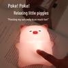 Lying Pig Silicone Pat Night Light