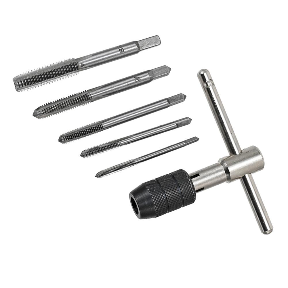 

Adjustable Ratchet Socket Wrench Set 5PC M8 with T Handle Adapter for Mechanical Threading and Repair Applications China Mainland